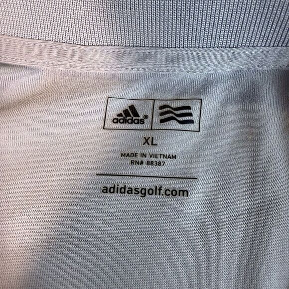 Adidas Shirt Men's X Large Gray  Performance Polo Golf‎ Active Golfer - Picture 9 of 11